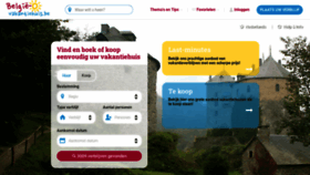 What Belgie-vakantiehuis.be website looks like in 2024 