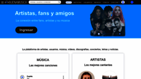 What Buenamusica.com website looks like in 2024 