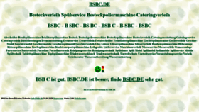 What Bsbc.de website looks like in 2024 