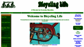 What Bicyclinglife.com website looks like in 2024 