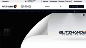 What Blitzhandel24.de website looks like in 2024 