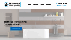 What Bathtubrefinishingjacksonvillefl.com website looks like in 2024 