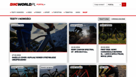 What Bikeworld.pl website looked like in 2024 (2 years ago)