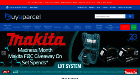 What Buyaparcel.com website looks like in 2024 
