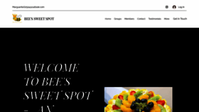 What Beessweetspot.com website looks like in 2024 