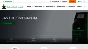 What Bankalhabib.com website looks like in 2024 