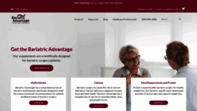 What Bariatricadvantage.com website looks like in 2024 