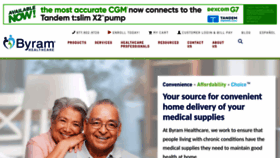 What Byramhealthcare.com website looks like in 2024 
