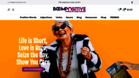 What Boompositive.com website looks like in 2024 