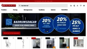 What Bauhaus.se website looks like in 2024 