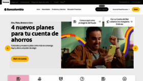 What Bancolombia.com website looks like in 2024 