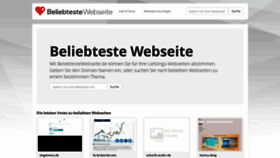 What Beliebtestewebseite.de website looks like in 2024 