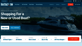 What Boatcrazy.com website looks like in 2024 