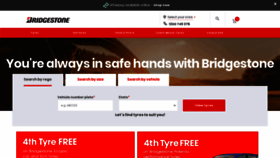 What Bridgestone.com.au website looks like in 2024 