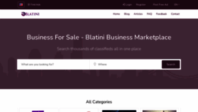 What Blatini.com website looks like in 2024 