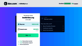 What Bestbrides.org website looks like in 2024 