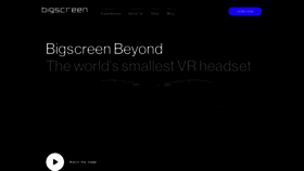 What Bigscreenvr.com website looks like in 2024 