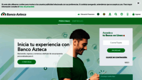 What Bancoazteca.com.mx website looks like in 2024 