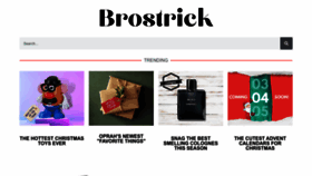 What Brostrick.com website looks like in 2024 