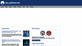 What Bluemoon-mcfc.co.uk website looks like in 2024 