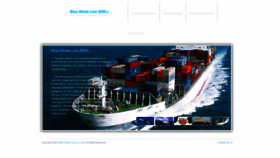 What Bluewhaleline.com website looks like in 2024 