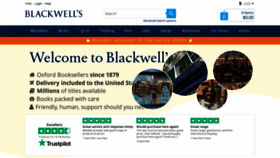 What Blackwell.co.uk website looks like in 2024 