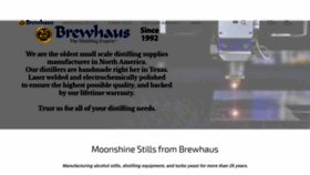 What Brewhaus.com website looks like in 2024 