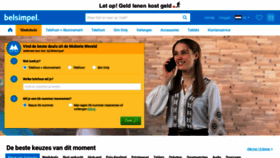What Belsimpel.nl website looks like in 2024 
