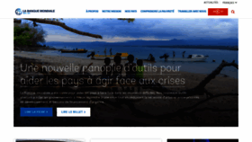 What Banquemondiale.org website looks like in 2024 