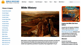What Bible-history.com website looks like in 2024 
