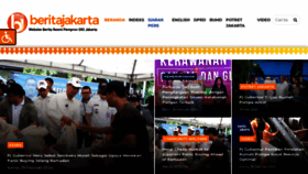 What Beritajakarta.id website looks like in 2024 