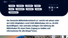 What Bibliotheksverband.de website looked like in 2024 (2 years ago)