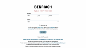 What Benriachdistillery.com website looks like in 2024 
