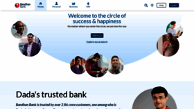 What Bandhanbank.com website looks like in 2024 