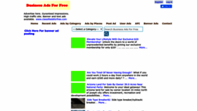 What Businessadsforfree.net website looked like in 2024 (1 year ago)