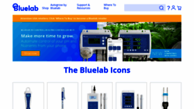What Bluelab.com website looks like in 2024 