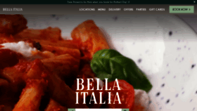 What Bellaitalia.co.uk website looks like in 2024 