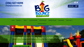 What Bigbouncerentals.com website looks like in 2024 