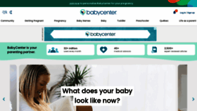 What Babycenter.ca website looks like in 2024 