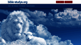 What Bible-studys.org website looks like in 2024 