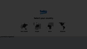 What Beko.com website looks like in 2024 