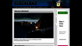 What Block.land website looks like in 2024 