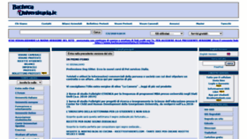 What Bachecauniversitaria.it website looks like in 2024 