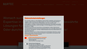 What Bartec.de website looks like in 2024 