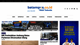 What Batampos.co.id website looks like in 2024 