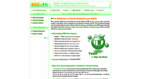 What Biz.tc website looked like in 2024 (2 years ago)