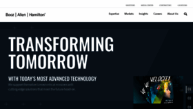 What Boozallen.com website looked like in 2024 (1 year ago)