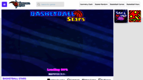 What Basketballstarsgame.io website looked like in 2024 (1 year ago)
