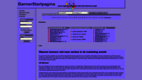 What Bannerstartpagina.nl website looks like in 2024 