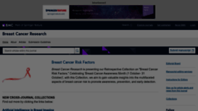 What Breast-cancer-research.com website looks like in 2024 